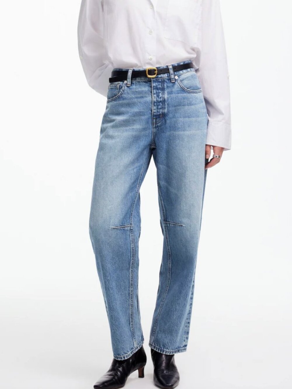 Madewell The Darted Barrel-Leg Jean - Picture 2 of 4